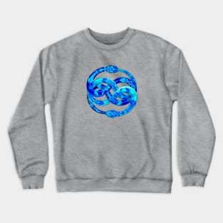 Blue Ouroboros Crewneck Sweatshirt